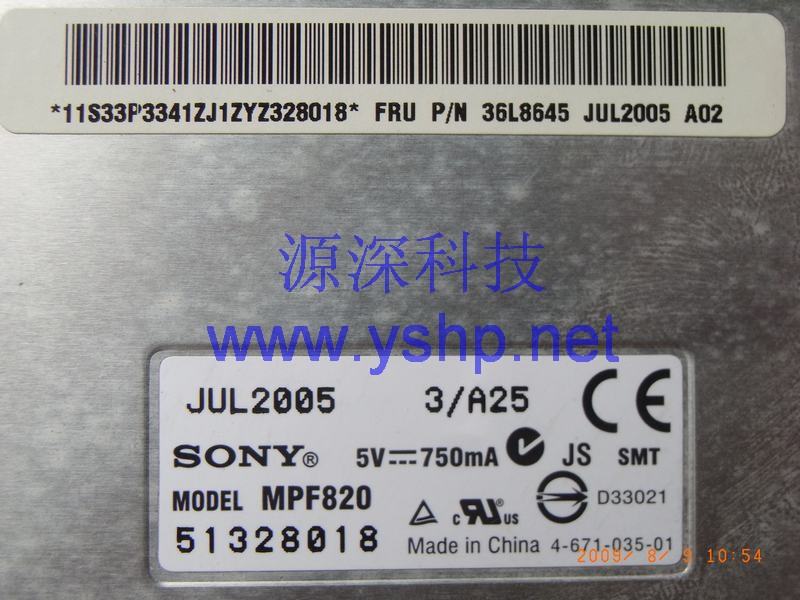 上海源深科技 Shanghai   IBM X330 ServerFloppy drive IBM X330 Floppy drive 36L8645 33P3341 高清图片