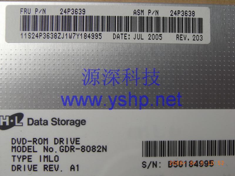 上海源深科技 Shanghai   IBM  ServerOptical Drive DVD-ROM 超薄DVDOptical Drive 专用Optical Drive 24P3639 24P3638 高清图片