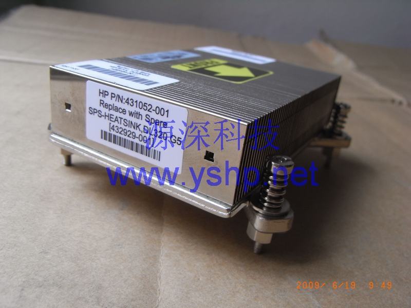 上海源深科技 Shanghai   HP ProLiant DL320G5 Server散热片 HP DL320 G5 CPU散热片 431052-001  432929-001 高清图片