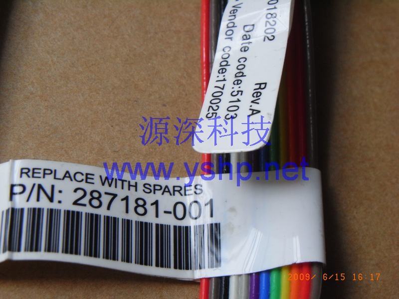 上海源深科技 Shanghai   HP ProLiant ML330G3 Server开关线 HP ML330 G3 I/O线 287181-001 高清图片