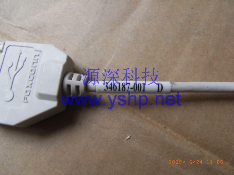 上海源深科技 Shanghai   HP ProLiant DL380G4 ServerUSB连接线 HP DL380 G4 前面板USB interface线 346187-001 高清图片