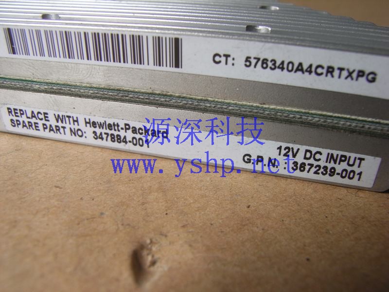 上海源深科技 Shanghai   HP ML370G4 Server modules ML370G4 VRM 367239-001 347884-001 高清图片