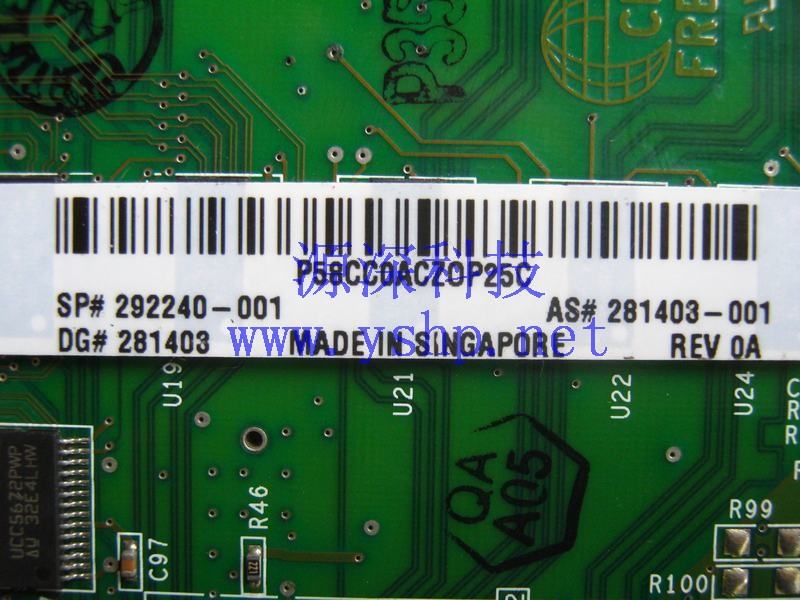 上海源深科技 Shanghai   HP 64Bit 133MHz Ultra320 PCI-X Dual Channel SCSI卡 292240-001 高清图片