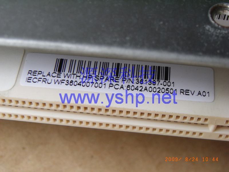 上海源深科技 Shanghai   HP DL360G4P Server扩展板 HP DL360G4P 扩展槽 PCI-X 361387-001 高清图片