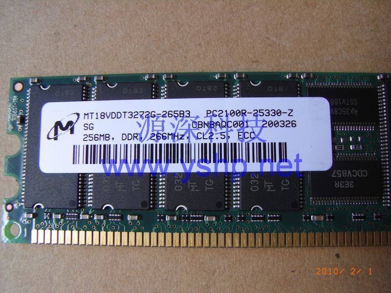 上海源深科技 Shanghai   IBM Server Memory   DDR1 256M PC2100R 09N4306 38L4029 高清图片