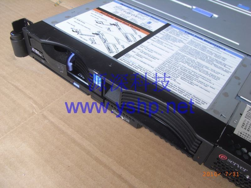 上海源深科技 Shanghai   IBM Xseries X336 Server IBM X336准系统 1U机架优化 Server 高清图片