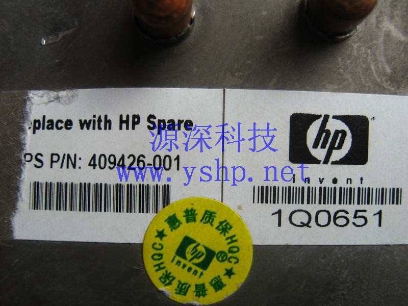 上海源深科技 Shanghai   HP 原装 ML370G5  Server 散热片 散热器 409426-001 高清图片