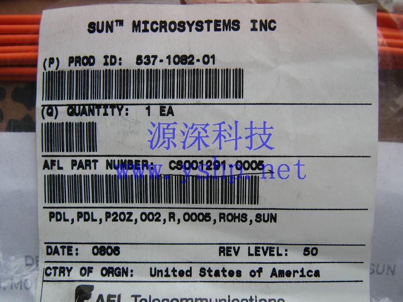上海源深科技 Shanghai   SUN 光纤线 5M LC TO LC FC Optical Cable 537-1082-01 高清图片