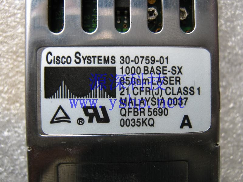 上海源深科技 Shanghai   Cisco 思科 30-0759-01 1000BASE-SX GBIC 850NM 光纤 modules 高清图片