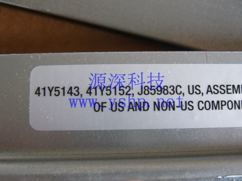 上海源深科技 Shanghai   IBM 原装  NEW  盒装 EXP810 磁盘扩展柜 导轨 41Y5143 41Y5152 高清图片