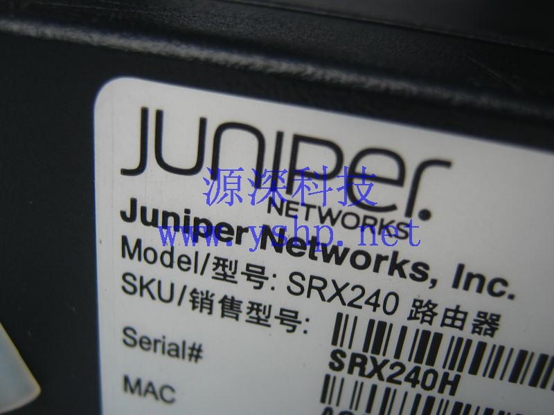 上海源深科技 Shanghai   Juniper SRX240 企业级 防火墙 硬件防火墙 srx240h 高清图片