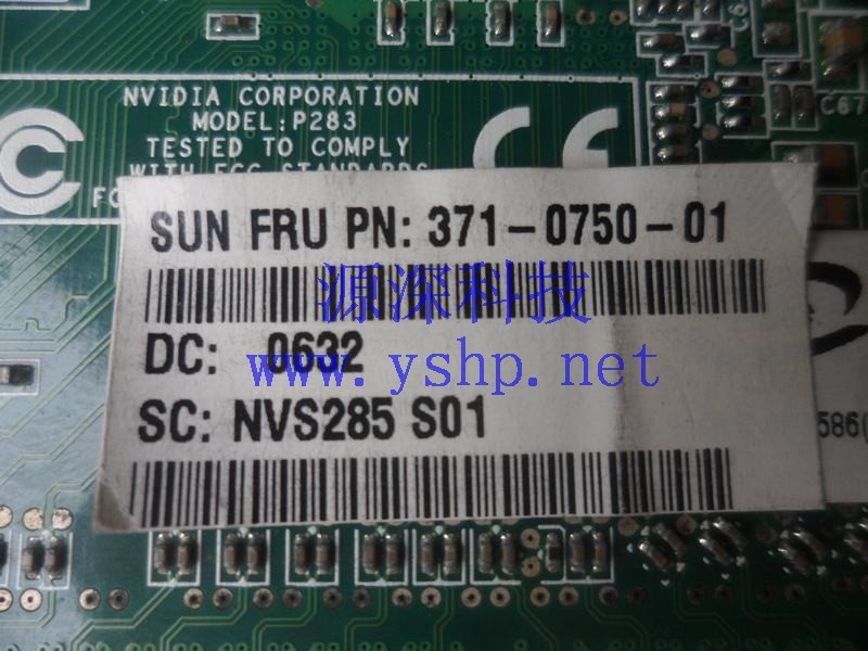 上海源深科技 Shanghai   SUN nVIDIA Quadro NVS285 PCI-E Graphics Card   371-0750 高清图片