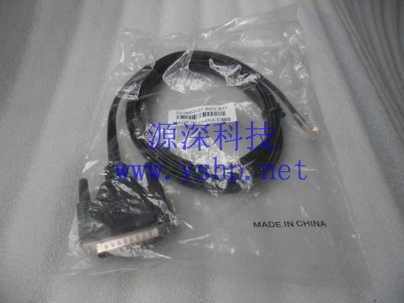上海源深科技 Shanghai   Cisco 思科 原装  NEW  RJ45 DB25 CONSOLE串口调试线 72-3663-01 高清图片