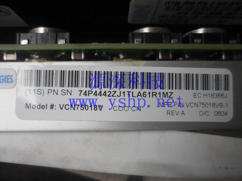 上海源深科技 Shanghai   IBM 原装 X460  Server Memory  扩展板 74P4442 高清图片