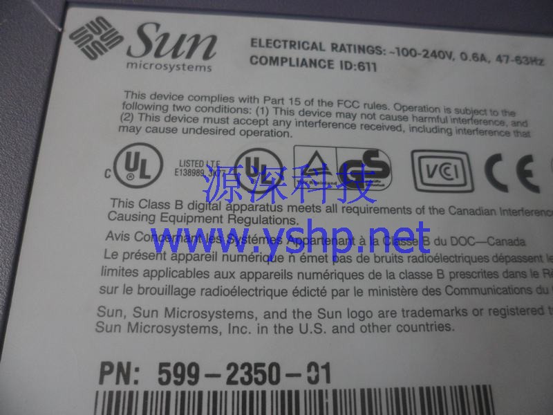 上海源深科技 Shanghai   SUN 原装 DDS-4 DDS4外置 Tape drive  599-2350-01 高清图片