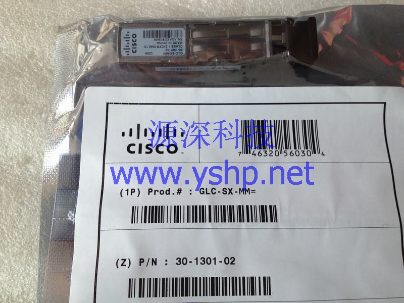 上海源深科技 Shanghai   原装 NEW  思科 Cisco光纤 modules GLC-SX-MM 30-1301-02 高清图片