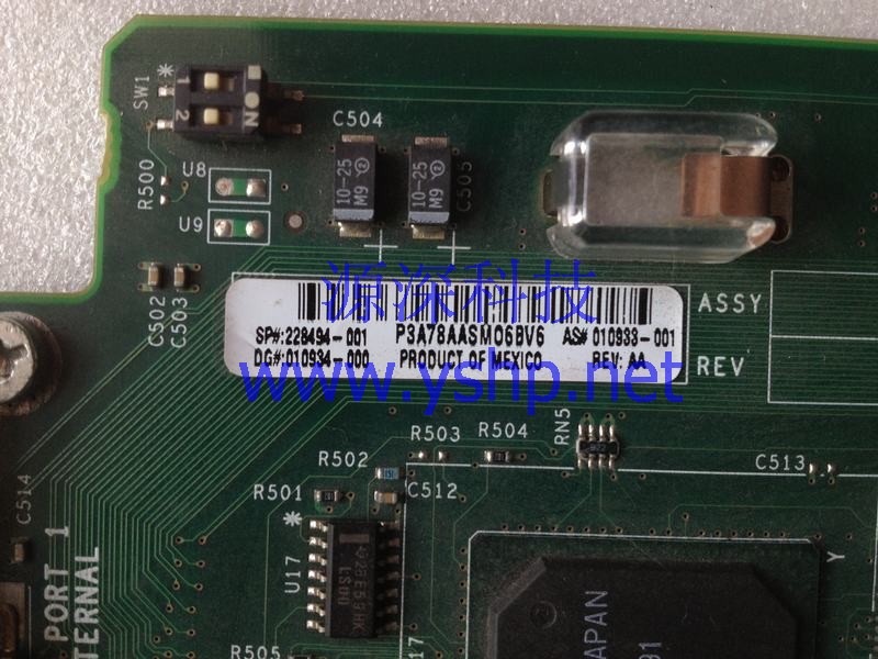 上海源深科技 Shanghai   HP COMPAQ DL380 G2  Server mainboard 228494-001 高清图片