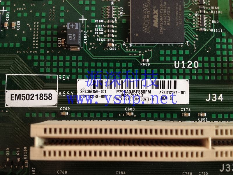 上海源深科技 Shanghai   HP ML570G3 Server mainboard  system board   368159-001 高清图片