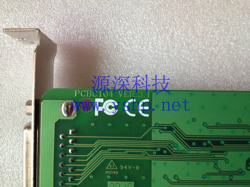 上海源深科技 Shanghai   MOXA ISA Serial card  C104P PCBC104 VER 3.1 高清图片