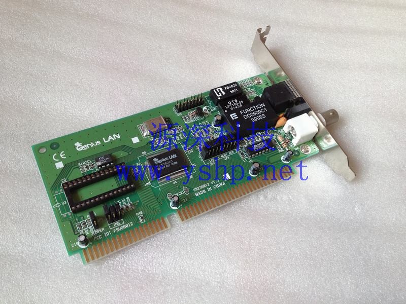 上海源深科技 Shanghai   ISA interface network card  Genius LAN K0236012 V1.3 高清图片