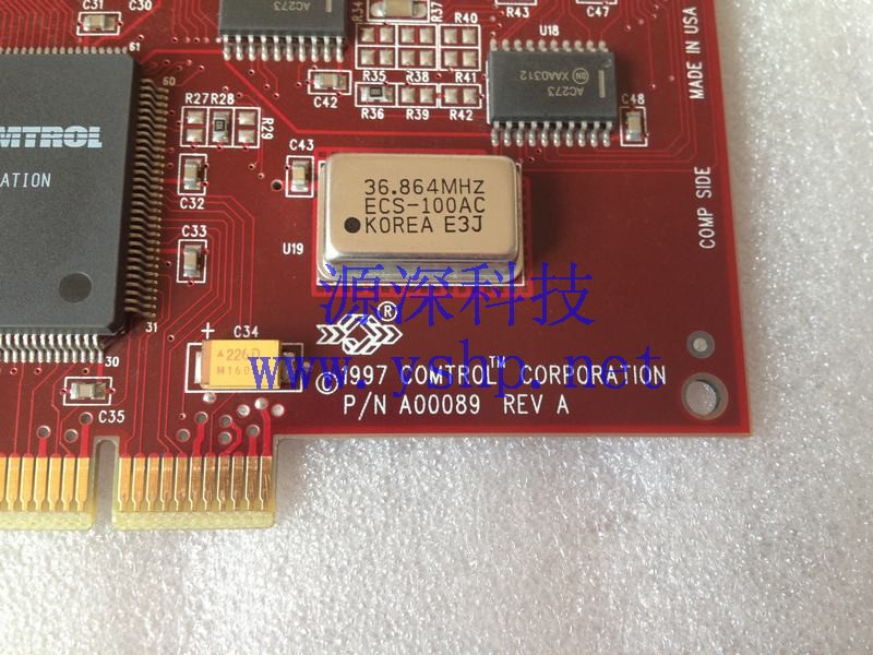 上海源深科技 Shanghai   5000891 ROCKETPORT PCI 16P SNI COMTROL A00089 REV A  高清图片