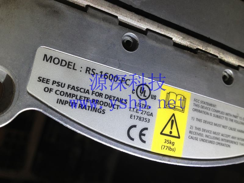 上海源深科技 Shanghai   SGI DISCREET FC光纤扩展柜 不带 Hard disk   RS-1600-FC 高清图片