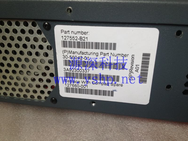 上海源深科技 Shanghai   COMPAQ STORAGEWORKS FIBRE CHANNEL STORAGE SWITCH 8 127552-B21 30-56042-01 127660-001 高清图片