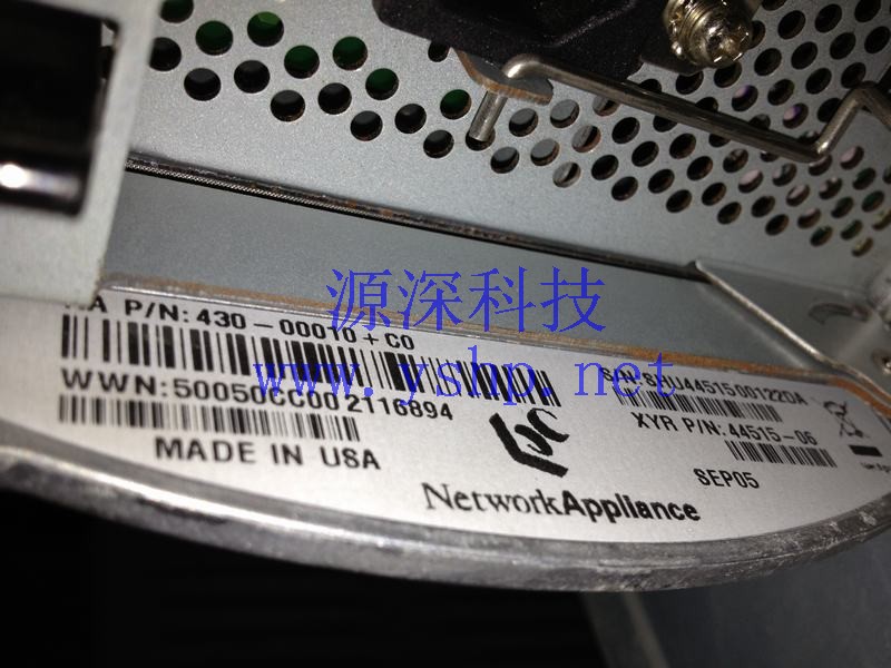 上海源深科技 Shanghai   NETAPP DS14MK2FC光纤磁盘阵列柜 RS-1401 44515-06 430-00010+C0 高清图片