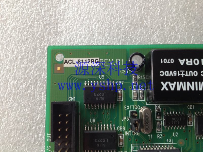 上海源深科技 Shanghai    ADLINK 16通道12位100kS/s多功能DAQ卡  Capture Card  ACL-8112PG REV.B1 高清图片