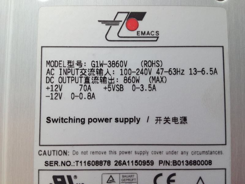 上海源深科技 Shanghai   EMACS 热插拔 冗余 Power Supply   G1W-3860V 高清图片