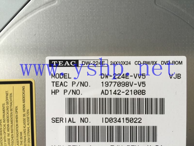上海源深科技 Shanghai   HP RX6600 DVDOptical Drive DW-224E-VV5 VJB 1977098V-V5 AD142-2100B 高清图片