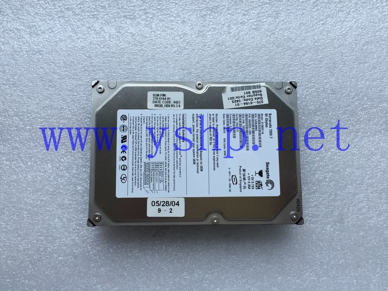 上海源深科技 Shanghai   SUN B150 40G IDE专用 Hard disk   370-6626-01 高清图片