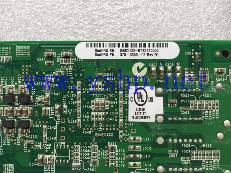上海源深科技 SUN PCIe x4 4Gb FC  HBA Card   375-3355-02 Rev 50 高清图片