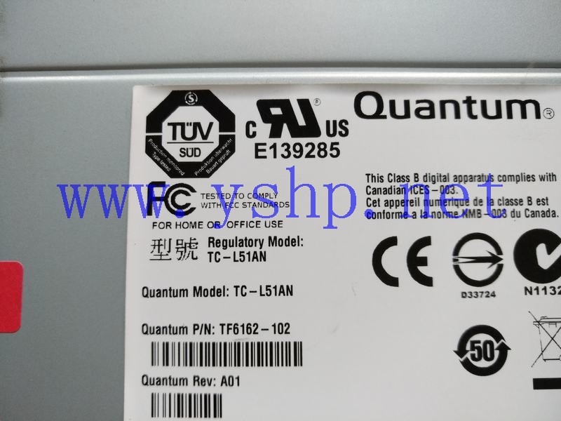 上海源深科技 昆腾LTO5磁带库驱动器 TC-L51AN T6162-102 TF6100-102 高清图片