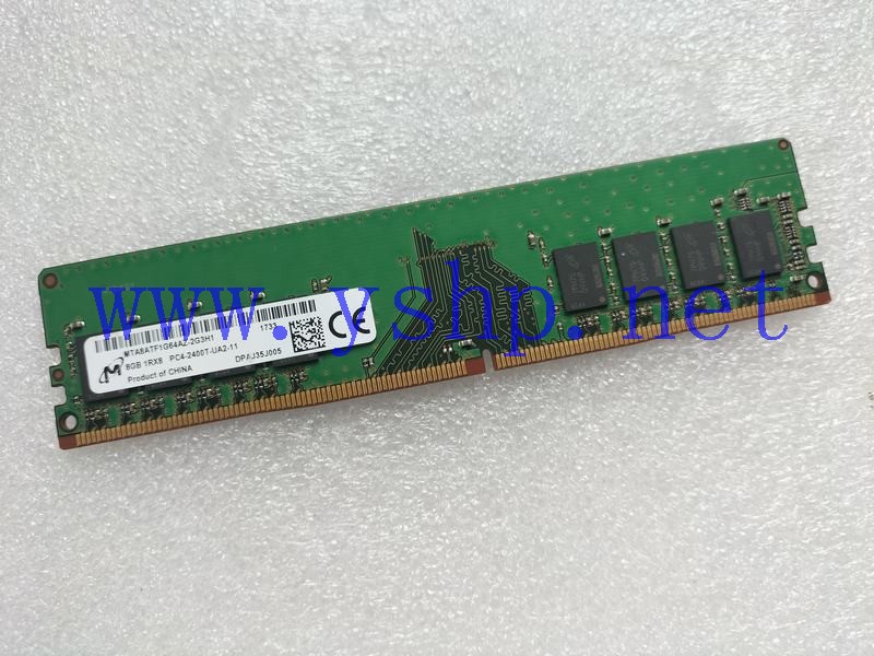 上海源深科技  Memory   DDR4 8GB 1RX8 PC4-2400T-UA2-11 MTA8ATF1G64AZ-2G3H1 高清图片